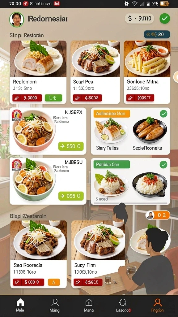 dewi5000 - Tampilan menu utama DEWI5000 yang menarik.