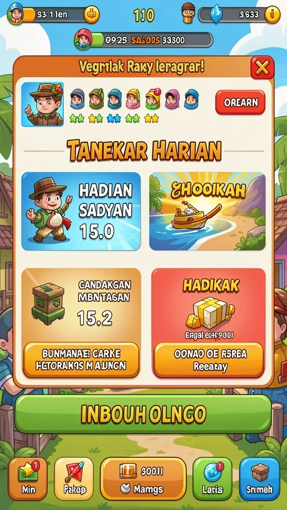 inova77 - Karakter unik yang bisa dipilih dalam game.