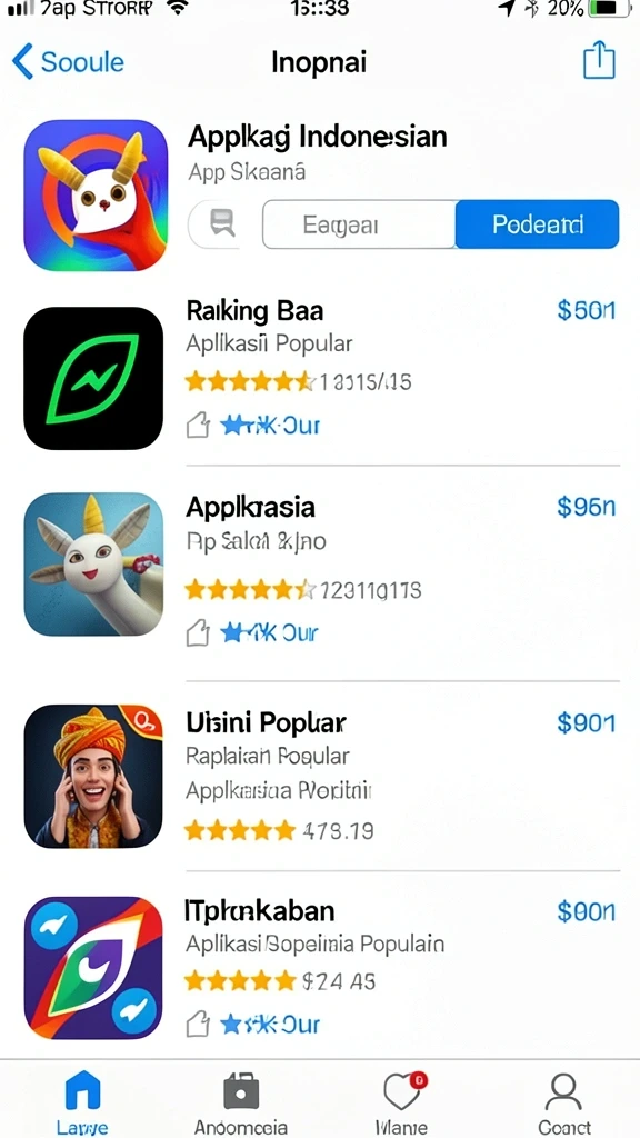 tkp188 - Menampilkan menu utama aplikasi TKP188 yang intuitif.