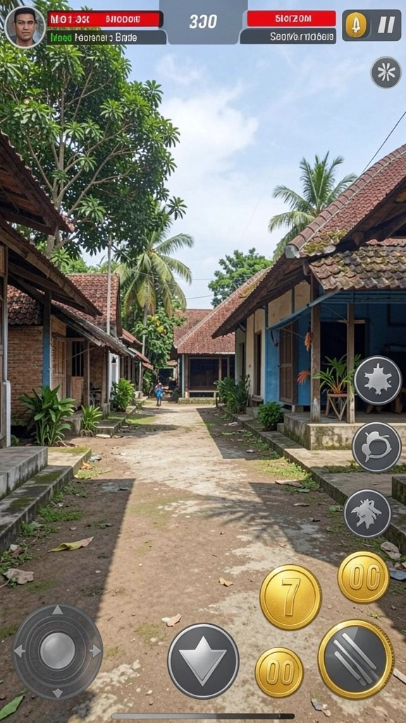 topjitu - Tangkapan layar menampilkan pertandingan seru dengan pemain lain.